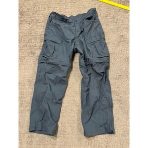 REI Hiking Pants. 38x30 Convertible Men's Zip Leg Adjustable Waist Gray (Z)